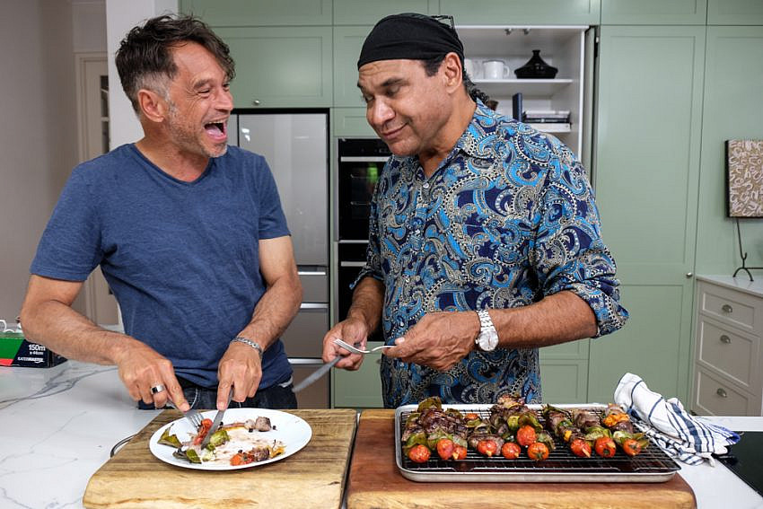 Derek Nannup and Mark Olive in On Country Kitchen Season 2